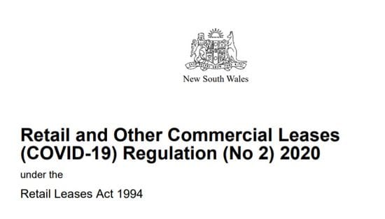 The Retail & Commercial Leases (COVID-19) New Regulation